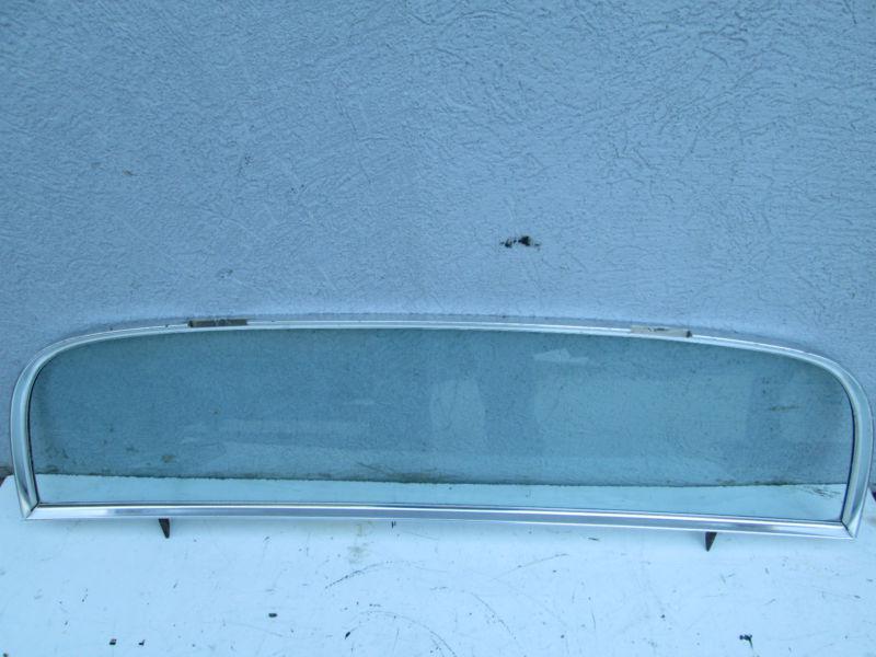 68 69-72 corvette rear back glass removable window lof date coded 68 oem gm c3