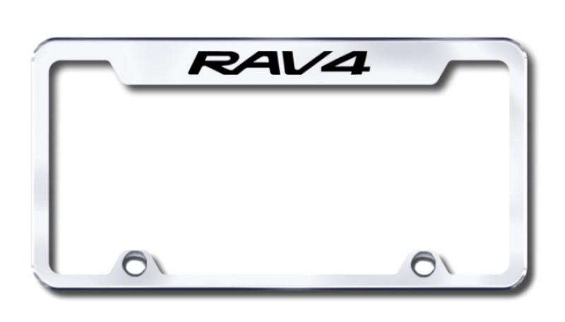 Toyota rav4  engraved chrome truck license plate frame made in usa genuine