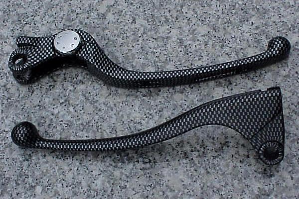 05-06 kawasaki ninja zx6 zx6r zx6rr carbon fiber levers