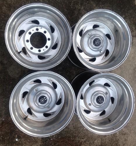 4 weld racing wheels scorpio 16.5" x 12" rims 8 lug chevy