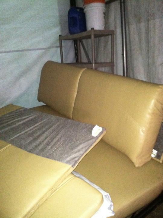 Rv recliner sofa couch motorhome trailer camper semi plush leather