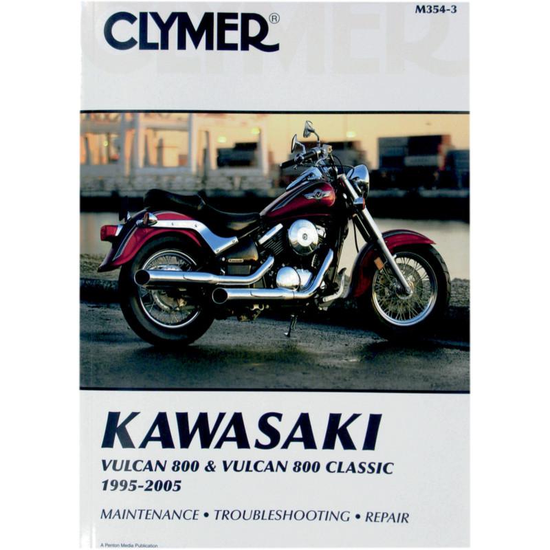 Clymer m354-3 repair service manual kawasaki vn800 vulcan classic 1995-2005