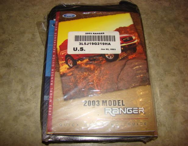 2003 ford explorer owners manual pack zipper case handbook reference guide nip