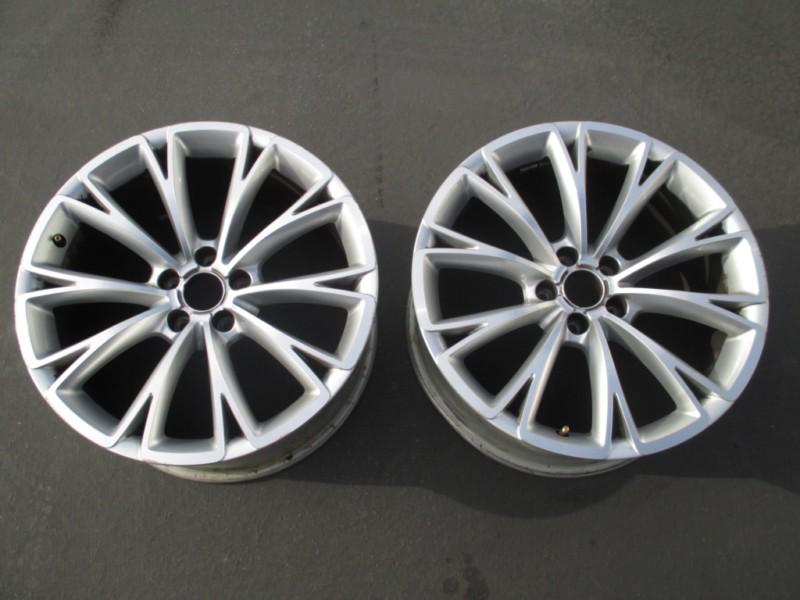 (2) 2012 19" audi a8 / s8 factory oem wheels 