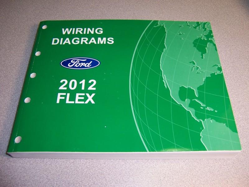 *new*2012 ford flex factory car wiring diagram repair manual