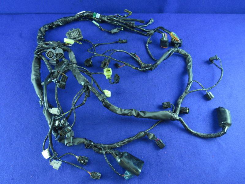 11 kawasaki ninja 650 main wiring harness damaged 650r 650c r c 09 10 #103 loom