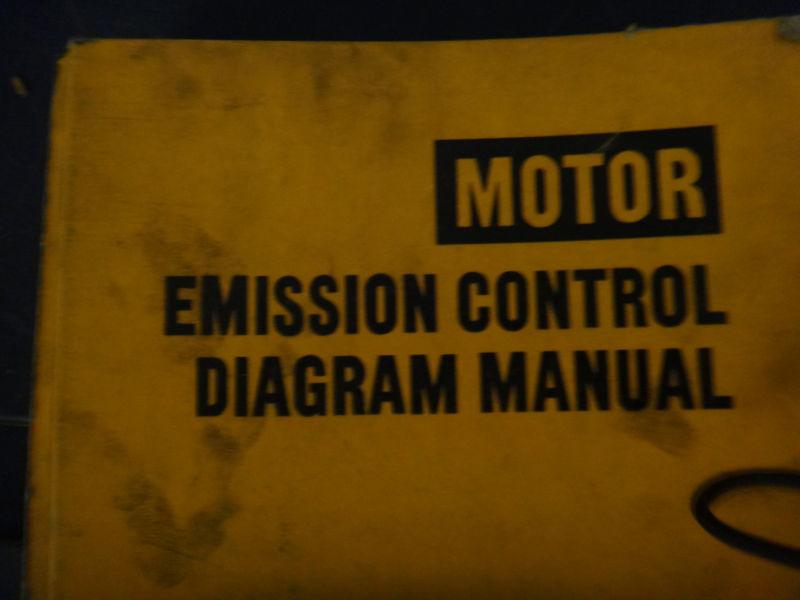 Motor emission control diagram manual
