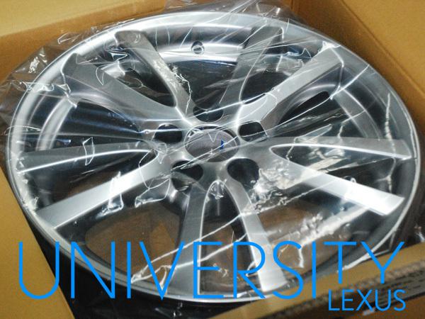 Nib, new oem 06 07 08 09 10 11 12 lexus is250 is350 front 18x8.0 alloy wheel
