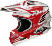 Shoei vfx-w werx motocross off road helmet red white size small
