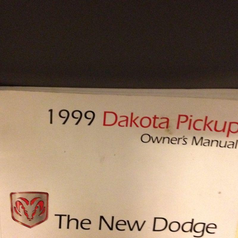 1999 dodge dakota pick-up owners manual