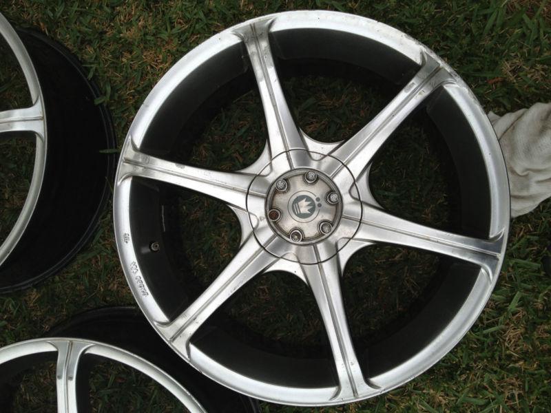 Konig crown verdict silver rim wheel 96-02 bmw z3 roadster 