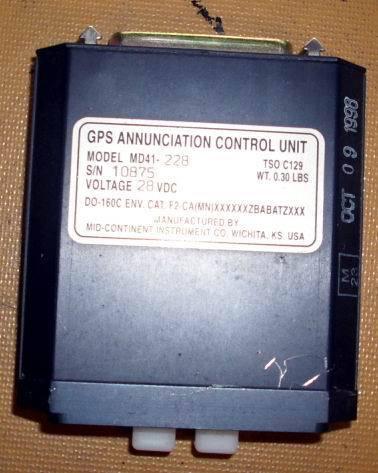 Md41-228 gps annunciator 28 volt 