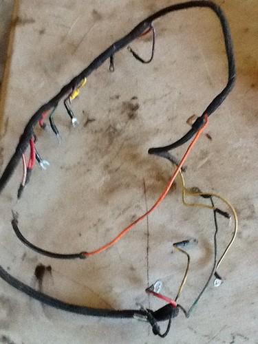 Electric wiring harness for 1973 70hp chrysler outboard motor