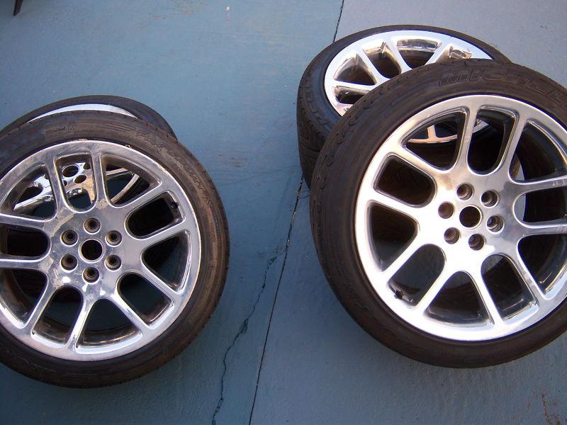 Dodge viper srt 10 oem wheels and tires