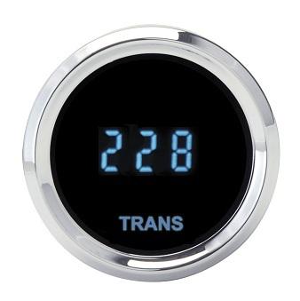 Dakota digital solarix series round transmission temperature gauge blue slx-08-3