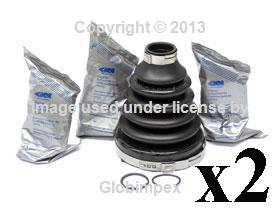 Bmw e46 xi e53 axle boot kit for c/v joint front inner (2) oem new + warranty