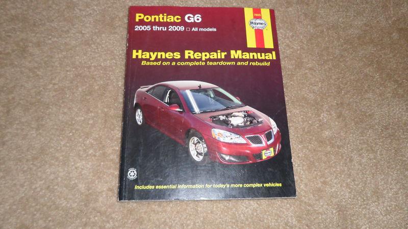 Pontiac g6 2005-2009 repair manual