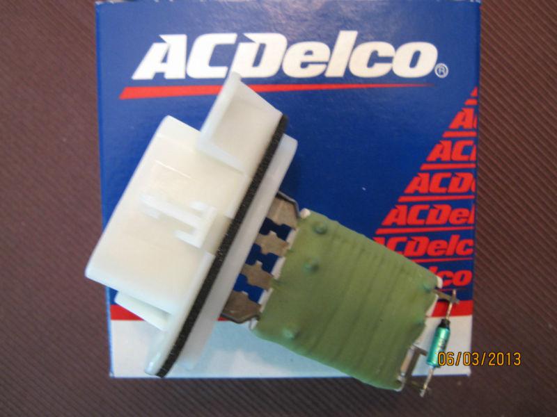 Ac delco 15-80521, gm 15218254 colorado canyon isuzu  blower motor resistor