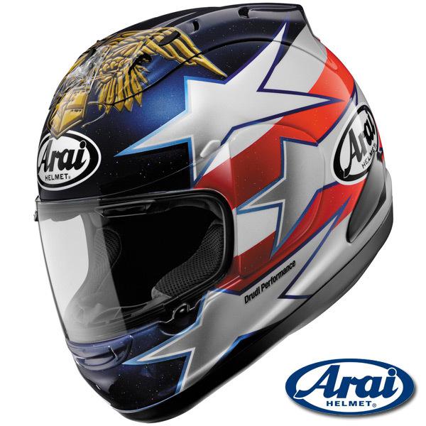 Arai corsair v edwards patriot motorcycle helmet xl x-large