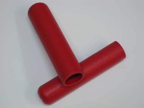 Red handlegrips for 7/8 bars handlebars triumph chopper bobber grips grip set 