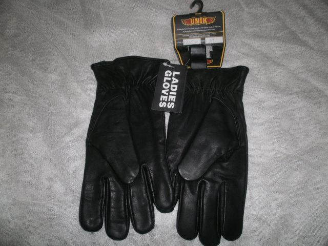 Unik ladies leather gloves, size xl