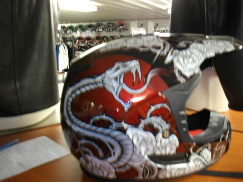 New dirtbike helmet dragon torch size xx large