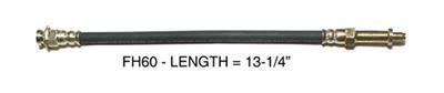 Right stuff detailing fh60 brake hose rubber/steel front ford each