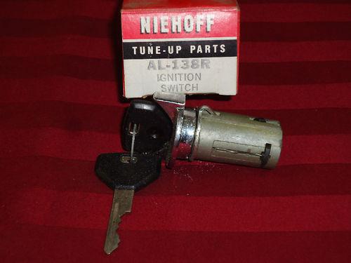 1970-80 chry dodge plymouth niehoff lock cylinder & key