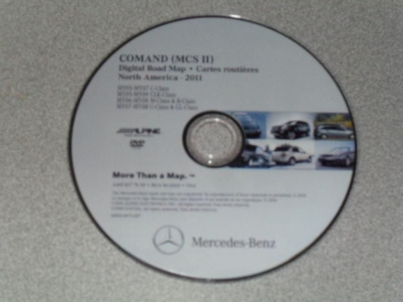 Mercedes benz navigation 2011 c clk r gl glk m class dvd cd disc disk gps map