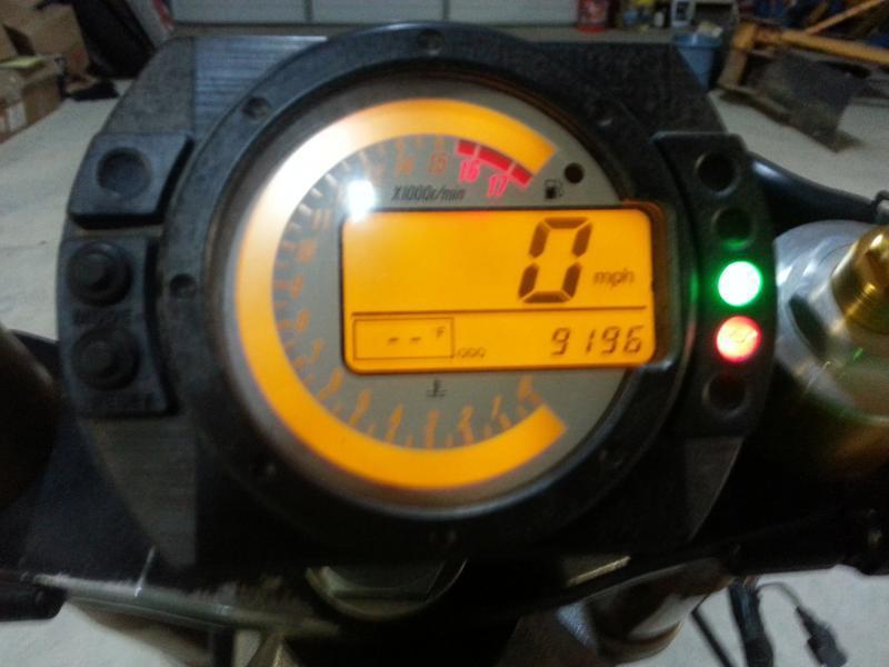 2003 2004 03 04 kawasaki ninja 636 zx6r zx-6r gauges speedometer tach dash 9200k