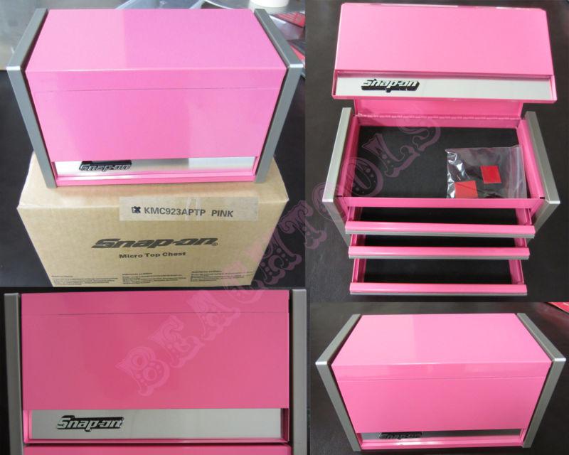 New snap on rare pink mini top chest tool box mother's day limited ed kmc923aptp
