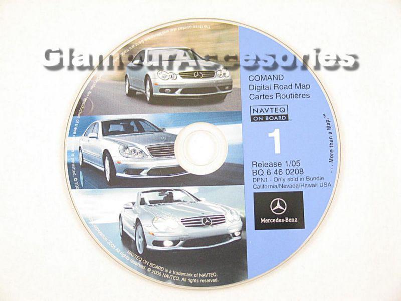 Oem 2005 mercedes-benz navigation disc dvd us & canada bq 6 46 0208 