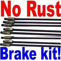 Rustproof brake line kit for a chevy ii nova 1974 1975 -replace rusted lines!!!!