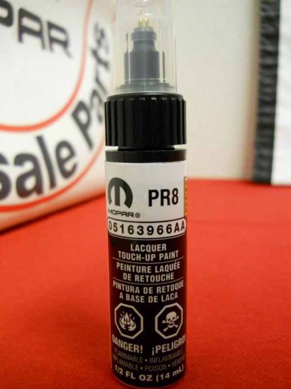 Dodge jeep chrysler ram fiat deep molten red pearl coat touch-up paint (pr8/br8)
