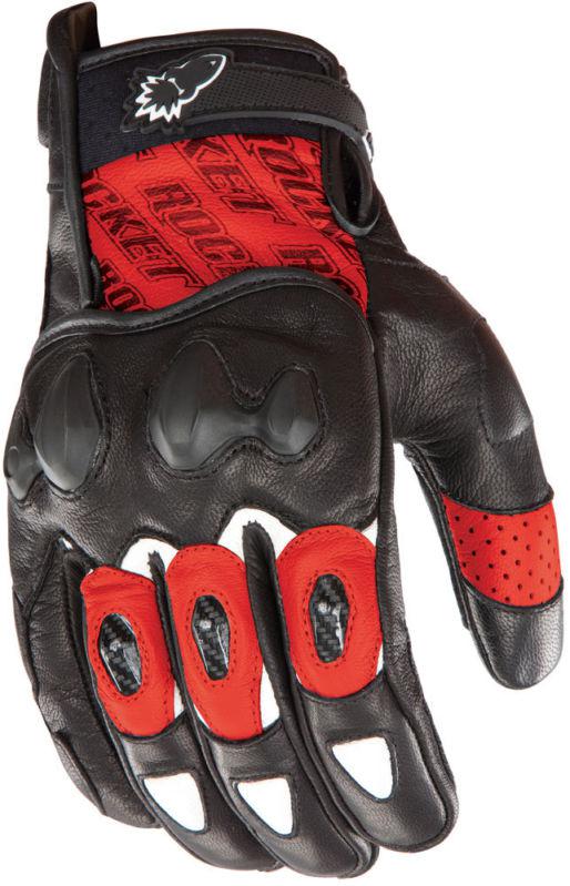 New joe rocket supermoto 2.0 gloves, red, 2xl