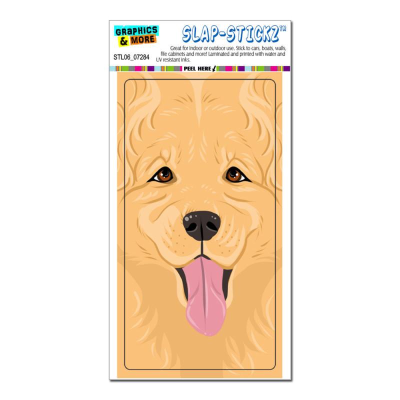Golden retriever - dog pet - slap-stickz™ car window locker bumper sticker