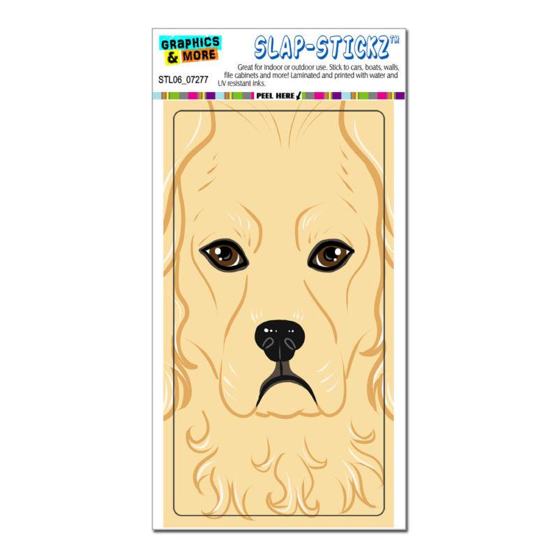 Cocker spaniel - cockerspaniel dog pet full face - slap-stickz™ bumper sticker