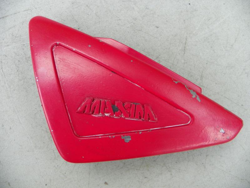 82 yamaha maxim xj 750 red left side cover ~fast free ship~