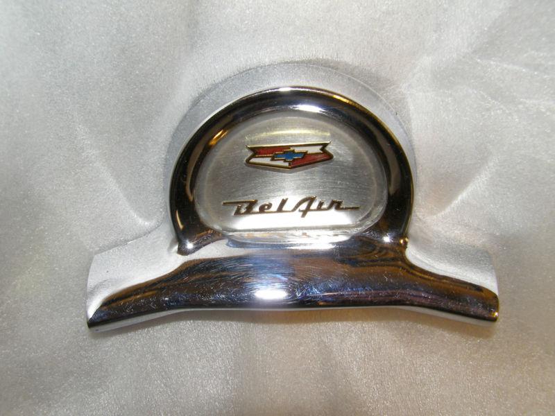 '57' chevy bel air & 210 model horn ring and cap assembly all original not repro