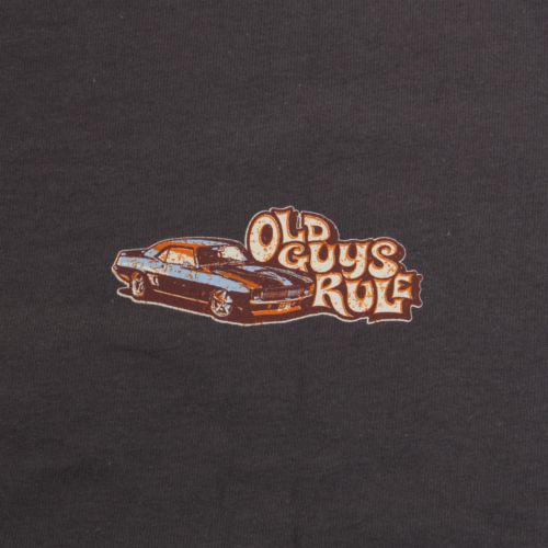 Old guys rule t-shirt cotton charcoal old guys rule logo men's xl ea