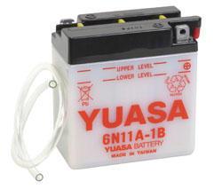 Yuasa battery conventional 6n11a-1b bmw r26 r27 single cylinder 1955-1969