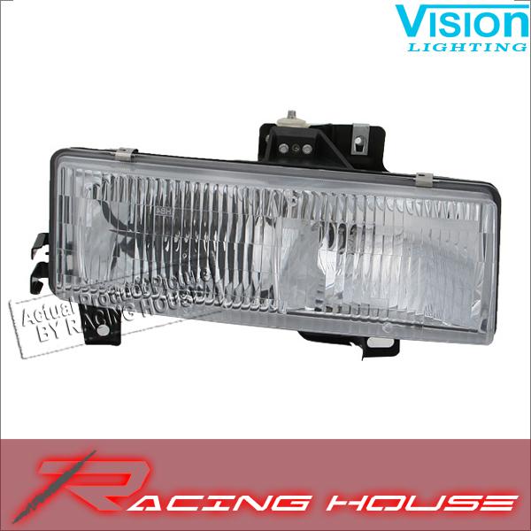 Right passenger side headlight kit unit replacement 1996-2002 chevy express