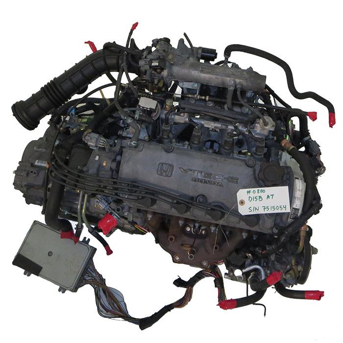 Jdm honda civic d15b vtec-e 1.5l sohc engine & auto transmission 1995