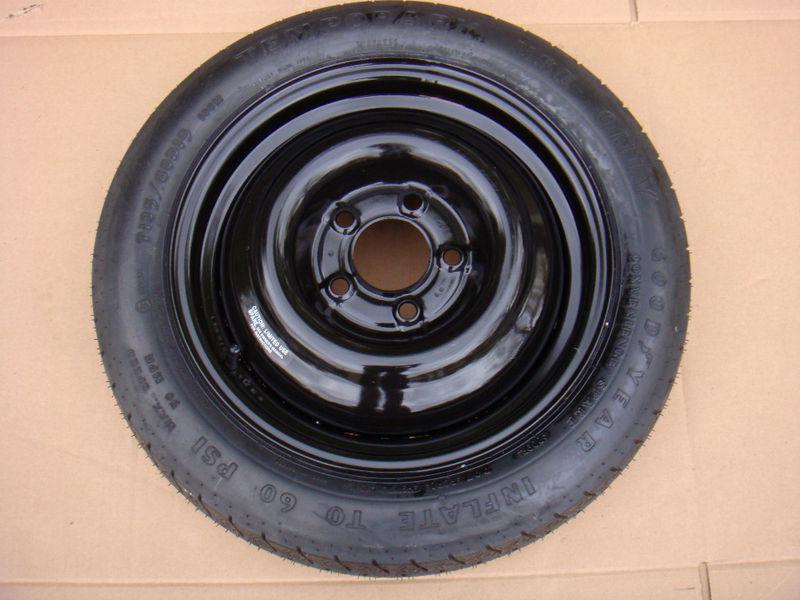Chrysler dodge jeep factory oem 15" donut spare tire 135/80/15 never used 5x114