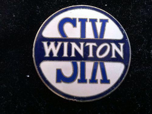 Winton six radiator emblem