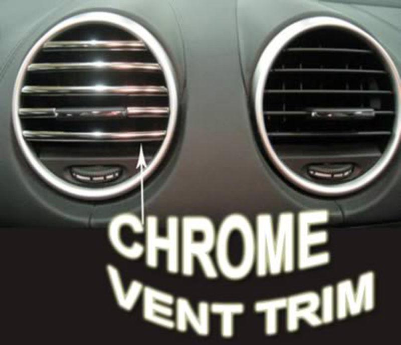 Chrome ac vent trim molding interior dodge-2