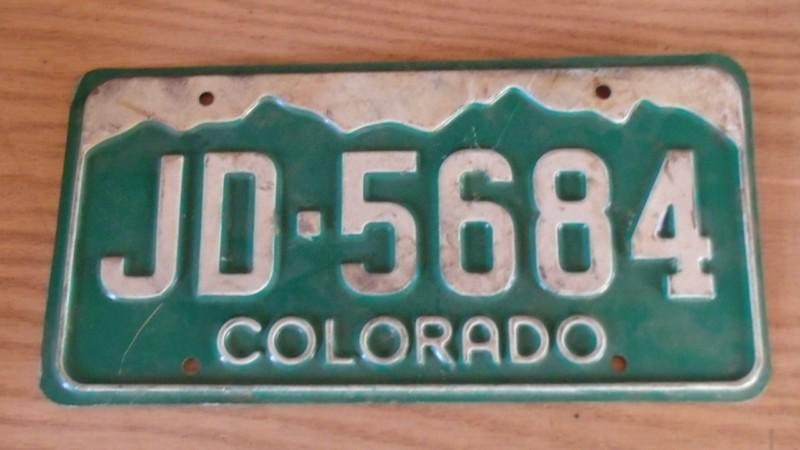 Colorado license plate mercedes benz chevy ford mopar pontiac buick olds