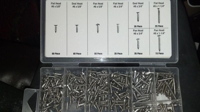 320 pc stainless steel screws interior exterior trim moulding upholstery no rust