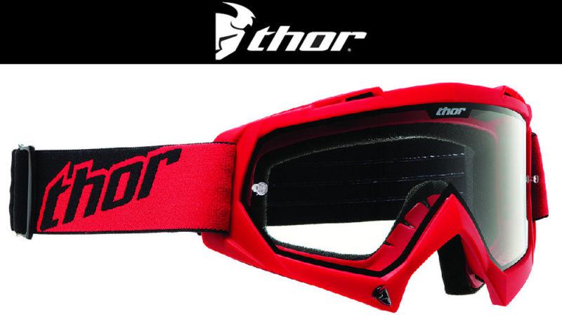 Thor youth enemy red dirt bike goggles motocross mx atv 2014