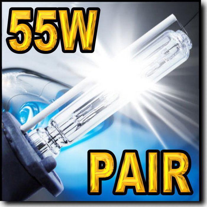 55w h4 9003 hb2 bi-xenon (hi / lo) hid bulbs for high & low beam 8000k